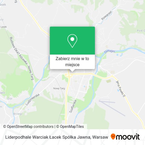 Mapa Liderpodhale Warciak Łacek Spółka Jawna