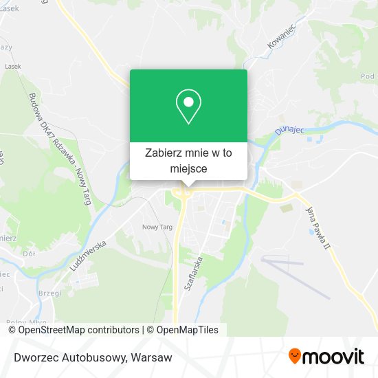 Mapa Dworzec Autobusowy