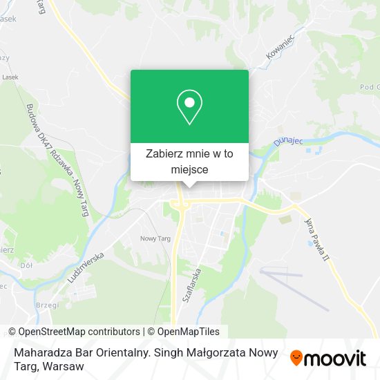 Mapa Maharadza Bar Orientalny. Singh Małgorzata Nowy Targ