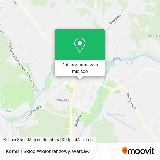 Mapa Komis i Sklep Wielobranzowy