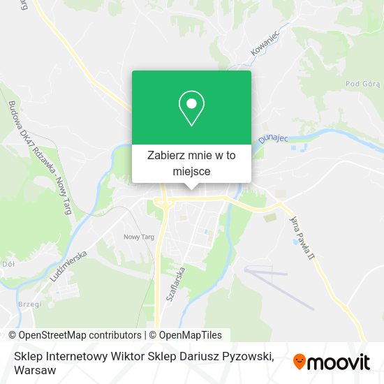 Mapa Sklep Internetowy Wiktor Sklep Dariusz Pyzowski