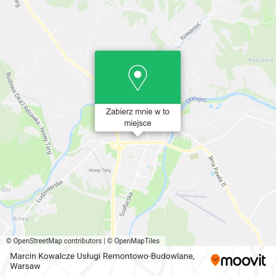 Mapa Marcin Kowalcze Usługi Remontowo-Budowlane