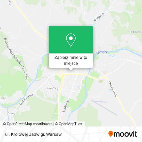 Mapa ul. Królowej Jadwigi