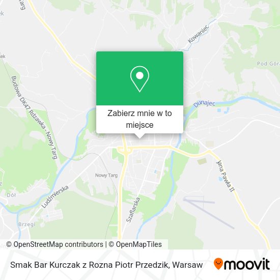 Mapa Smak Bar Kurczak z Rozna Piotr Przedzik