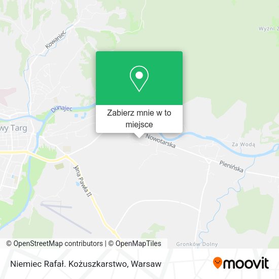 Mapa Niemiec Rafał. Kożuszkarstwo