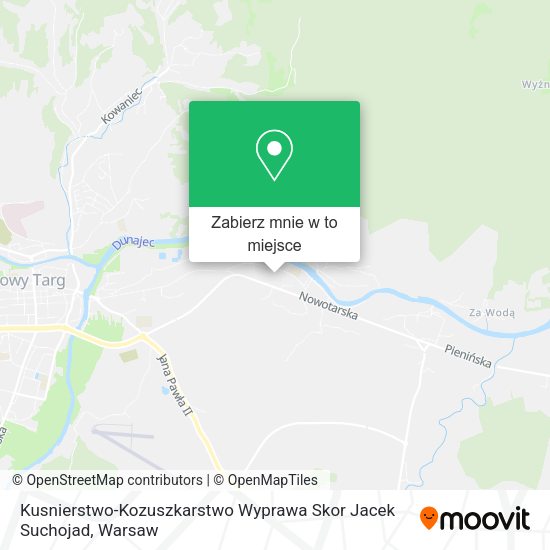 Mapa Kusnierstwo-Kozuszkarstwo Wyprawa Skor Jacek Suchojad