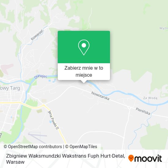 Mapa Zbigniew Waksmundzki Wakstrans Fuph Hurt-Detal