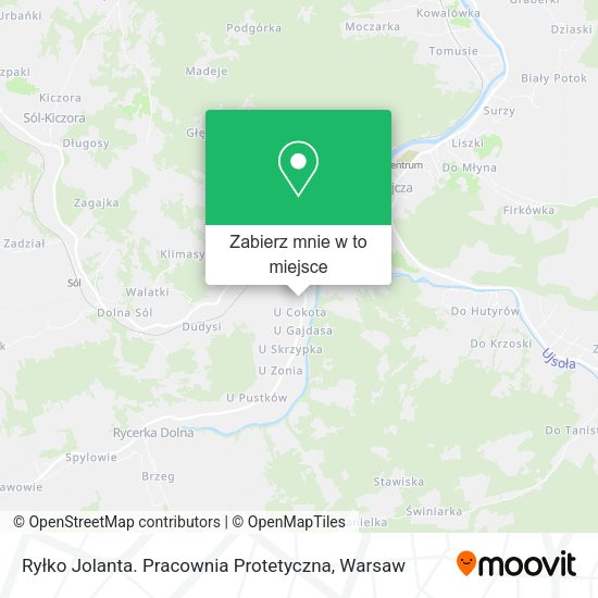 Mapa Ryłko Jolanta. Pracownia Protetyczna