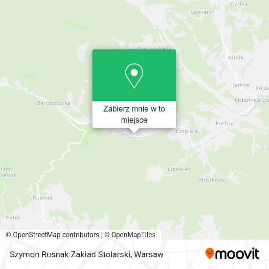 Mapa Szymon Rusnak Zakład Stolarski