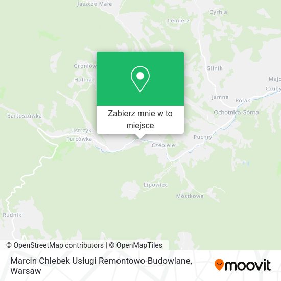 Mapa Marcin Chlebek Usługi Remontowo-Budowlane