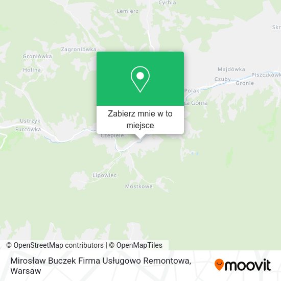 Mapa Mirosław Buczek Firma Usługowo Remontowa