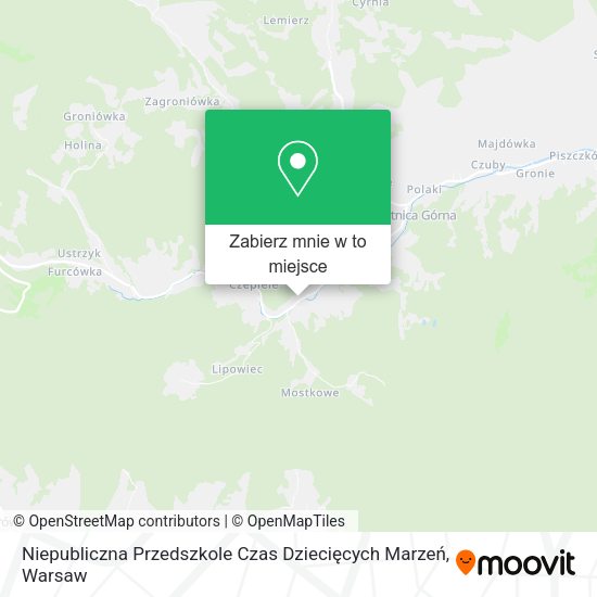 Mapa Niepubliczna Przedszkole Czas Dziecięcych Marzeń