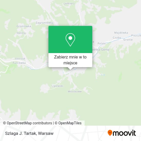 Mapa Szlaga J. Tartak