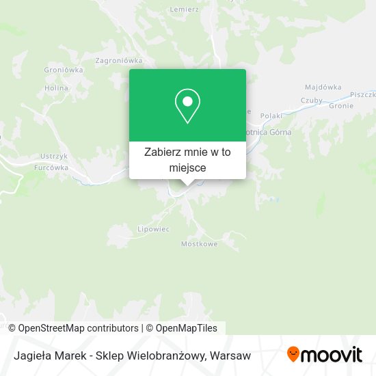 Mapa Jagieła Marek - Sklep Wielobranżowy