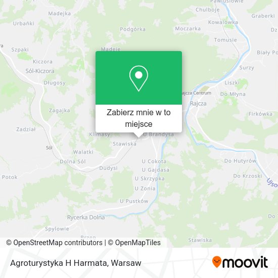 Mapa Agroturystyka H Harmata