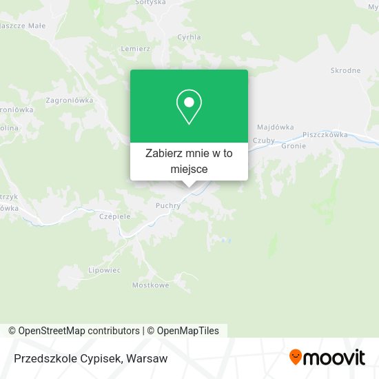 Mapa Przedszkole Cypisek