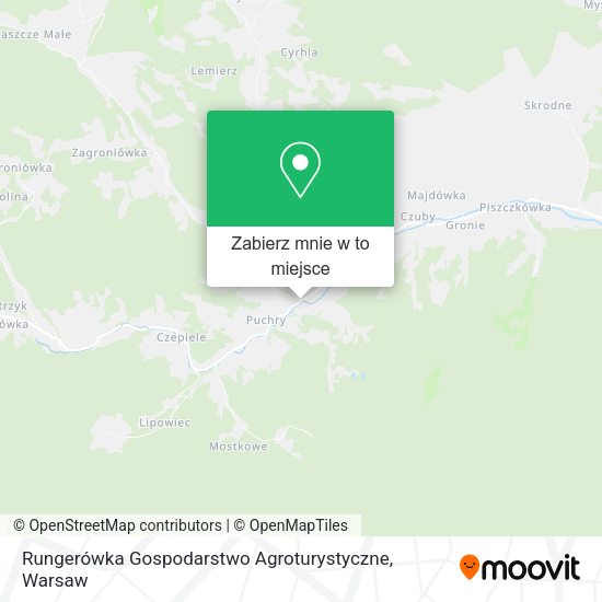 Mapa Rungerówka Gospodarstwo Agroturystyczne