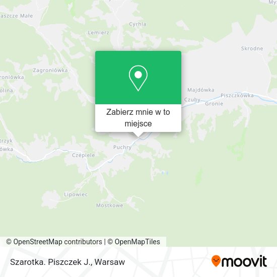 Mapa Szarotka. Piszczek J.