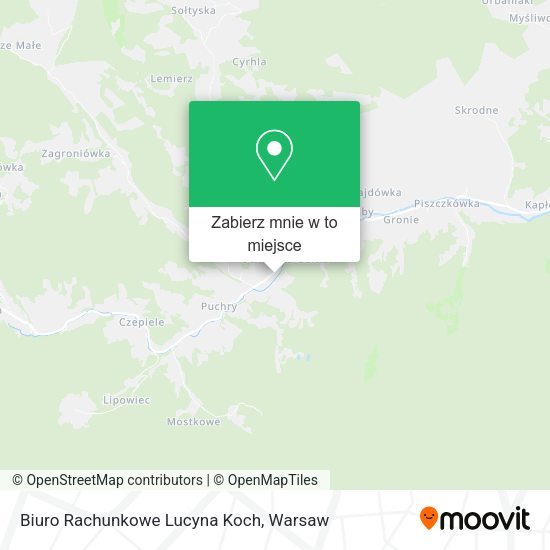 Mapa Biuro Rachunkowe Lucyna Koch