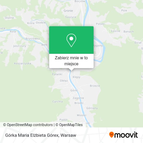 Mapa Górka Maria Elżbieta Górex