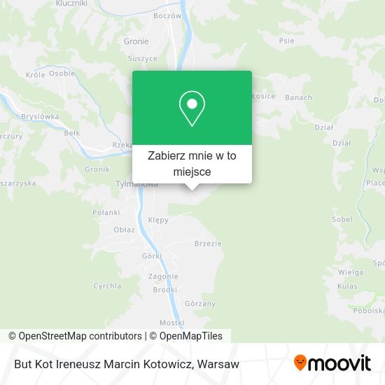 Mapa But Kot Ireneusz Marcin Kotowicz