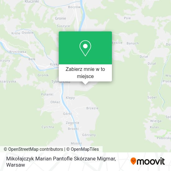 Mapa Mikołajczyk Marian Pantofle Skórzane Migmar