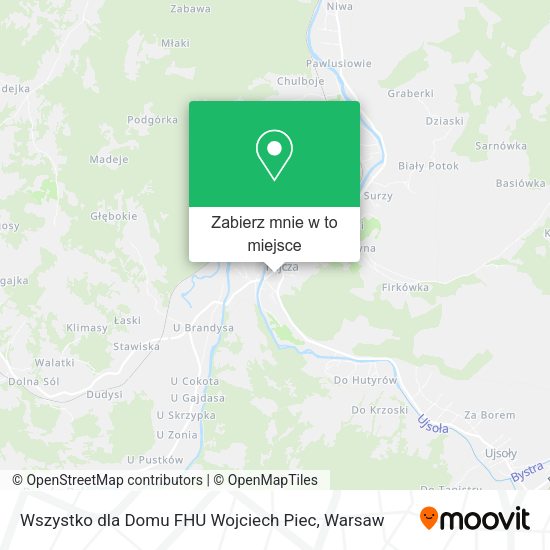 Mapa Wszystko dla Domu FHU Wojciech Piec