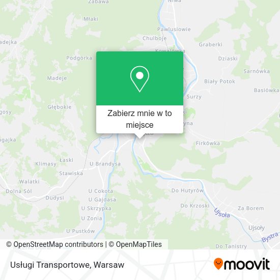 Mapa Usługi Transportowe