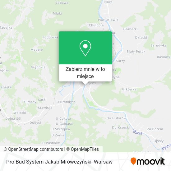 Mapa Pro Bud System Jakub Mrówczyński