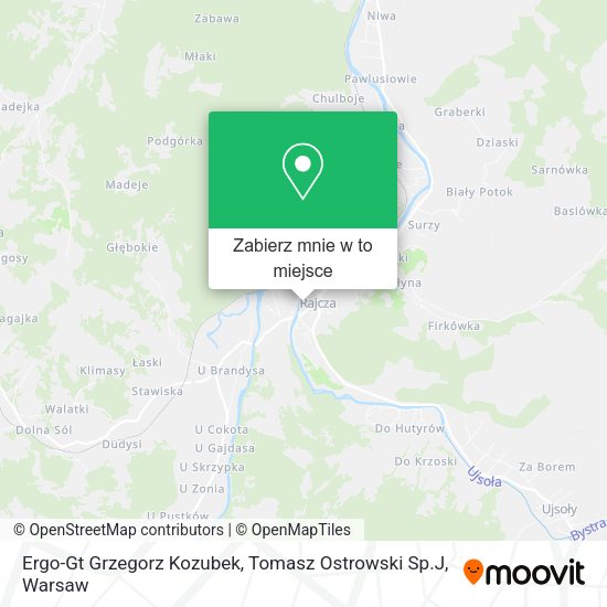 Mapa Ergo-Gt Grzegorz Kozubek, Tomasz Ostrowski Sp.J