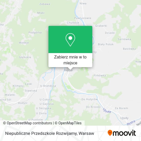 Mapa Niepubliczne Przedszkole Rozwijamy