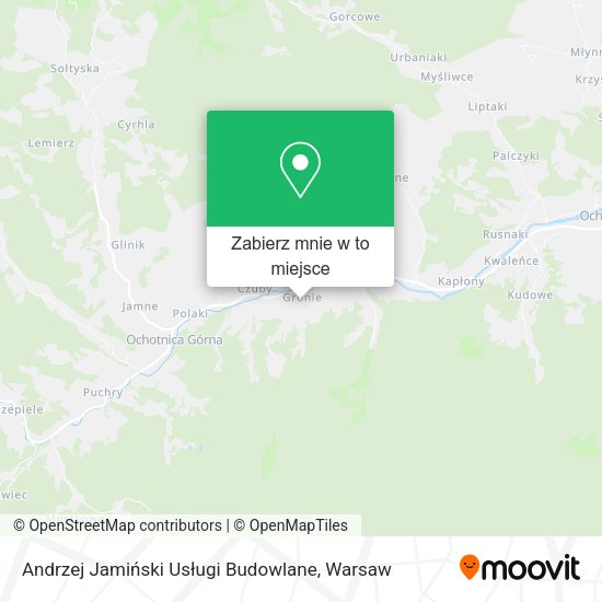Mapa Andrzej Jamiński Usługi Budowlane