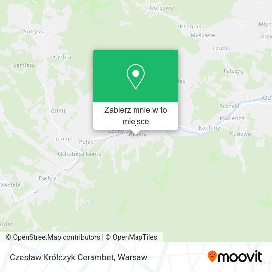 Mapa Czesław Królczyk Cerambet