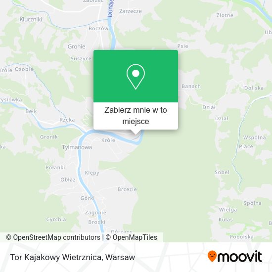 Mapa Tor Kajakowy Wietrznica