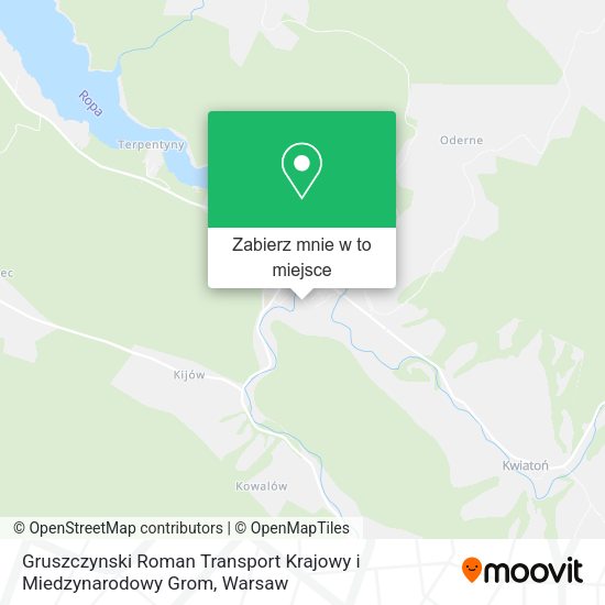 Mapa Gruszczynski Roman Transport Krajowy i Miedzynarodowy Grom