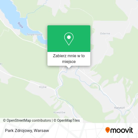 Mapa Park Zdrojowy