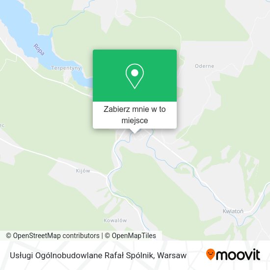 Mapa Usługi Ogólnobudowlane Rafał Spólnik