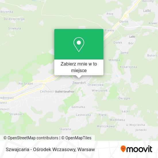 Mapa Szwajcaria - Ośrodek Wczasowy