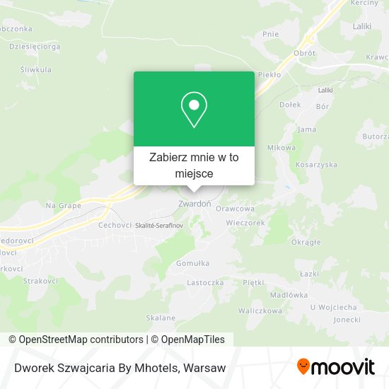 Mapa Dworek Szwajcaria By Mhotels