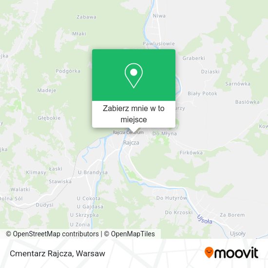 Mapa Cmentarz Rajcza