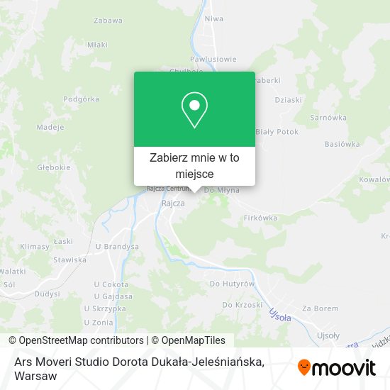 Mapa Ars Moveri Studio Dorota Dukała-Jeleśniańska