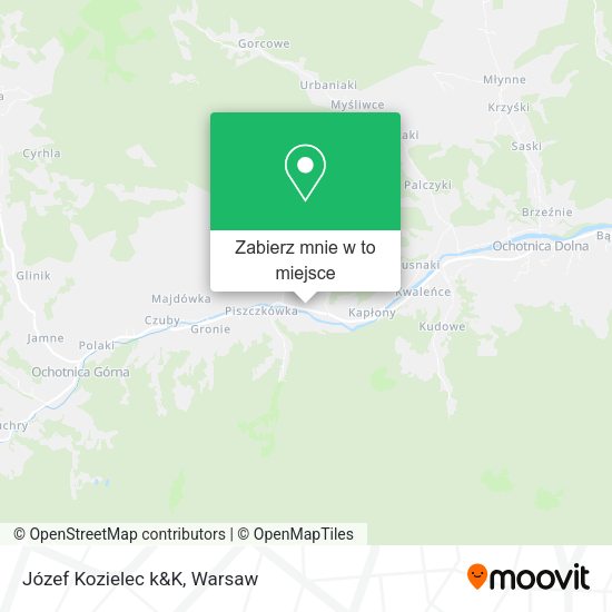 Mapa Józef Kozielec k&K