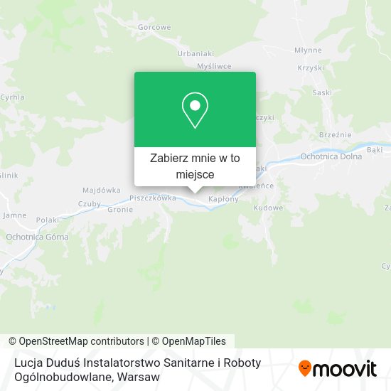 Mapa Lucja Duduś Instalatorstwo Sanitarne i Roboty Ogólnobudowlane