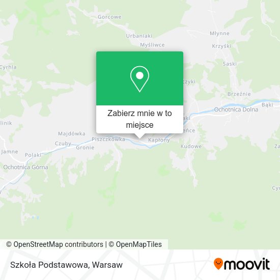 Mapa Szkoła Podstawowa