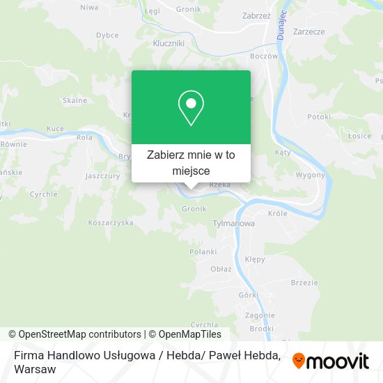 Mapa Firma Handlowo Usługowa / Hebda/ Paweł Hebda