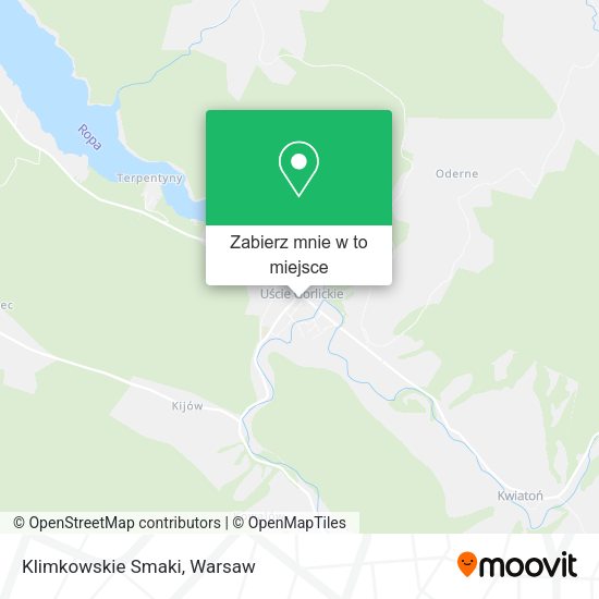 Mapa Klimkowskie Smaki