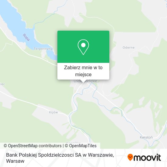 Mapa Bank Polskiej Spoldzielczosci SA w Warszawie