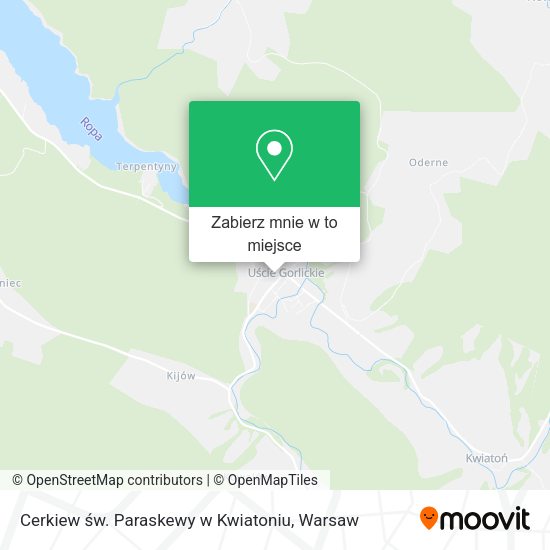 Mapa Cerkiew św. Paraskewy w Kwiatoniu