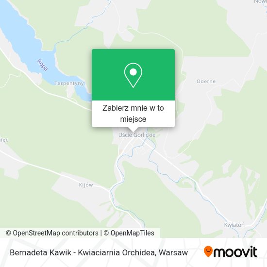 Mapa Bernadeta Kawik - Kwiaciarnia Orchidea