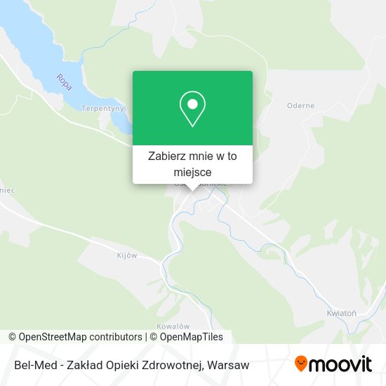 Mapa Bel-Med - Zakład Opieki Zdrowotnej